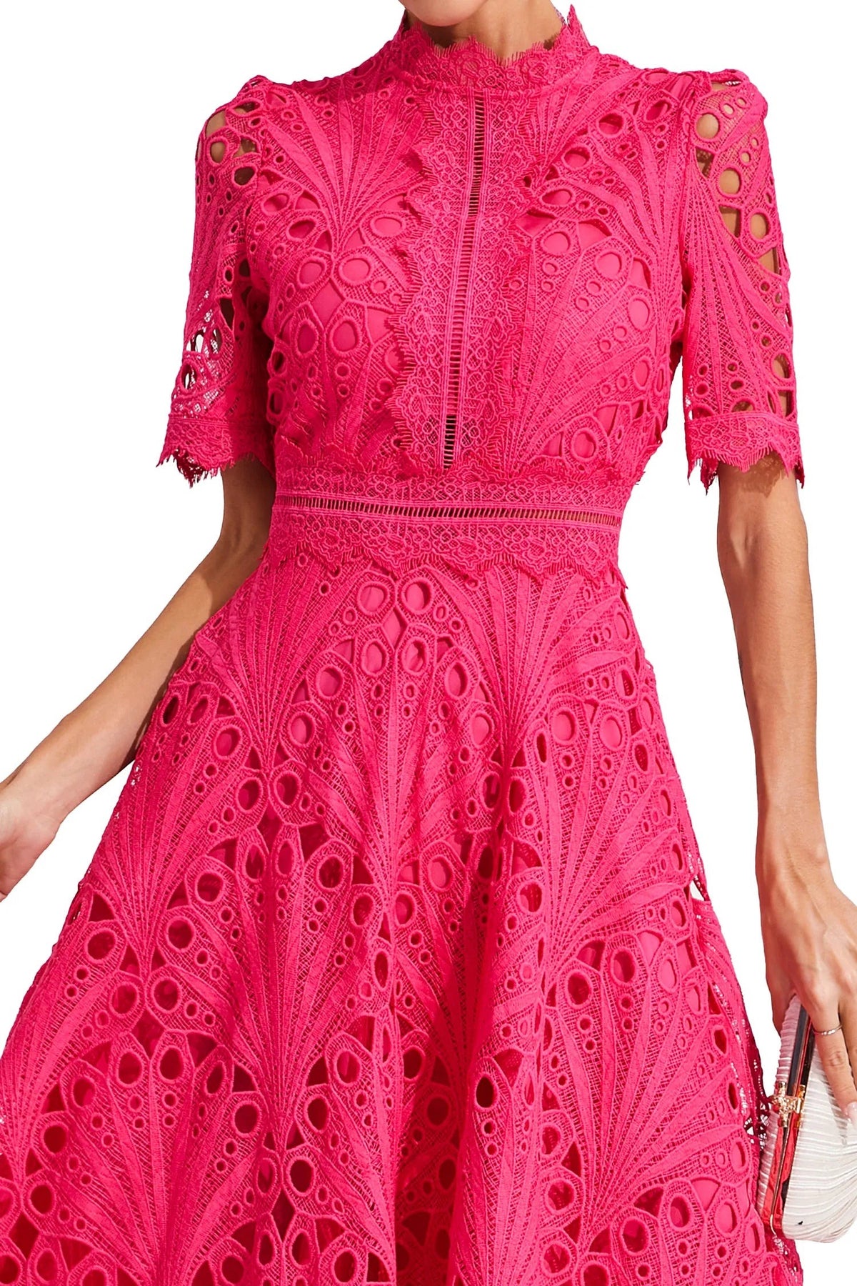 Aviana - Women's Elegant Lace Midi Dress - photo 9