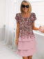 Sara | Women's Elegant Ruffled Floral Dress