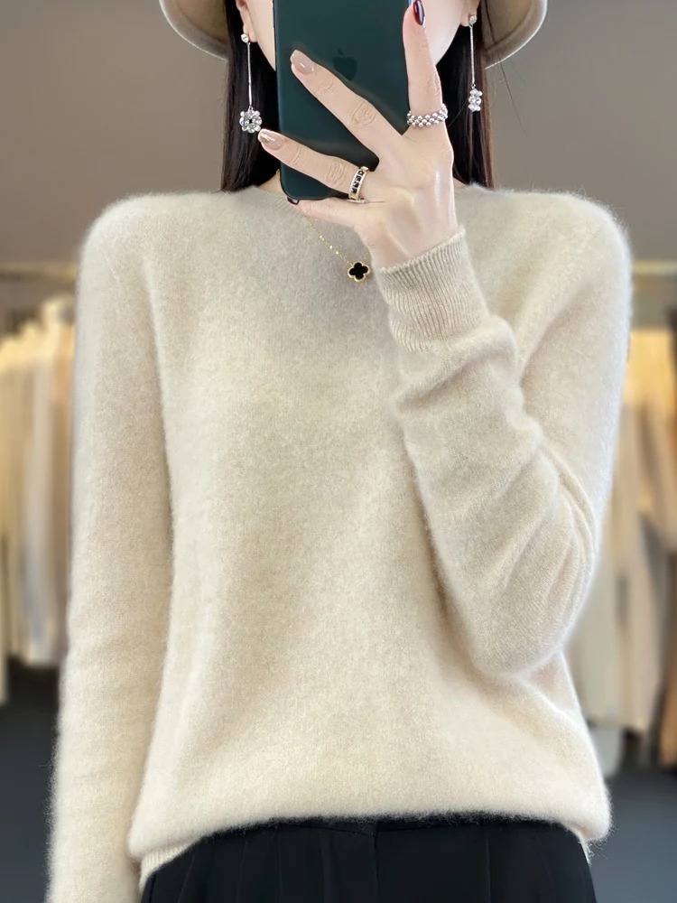 Women's Luxe Soft-Knit Crew Neck Sweater - photo 3