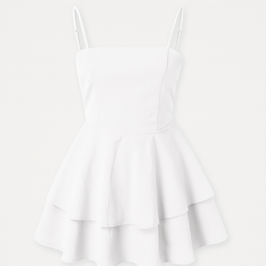 Women's Wedding Guest Mini Dress with Flattering Drape - photo 7