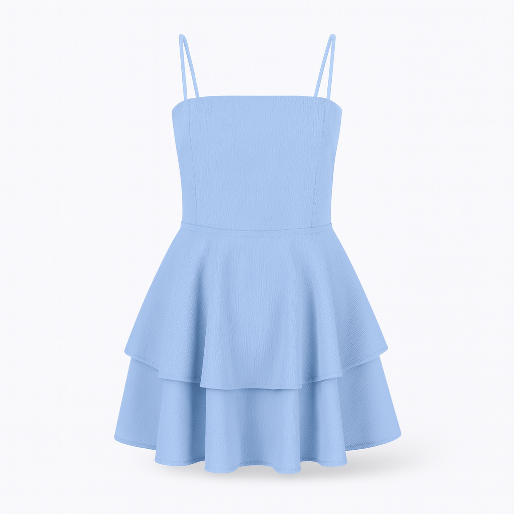 Women's Wedding Guest Mini Dress with Flattering Drape - photo 10