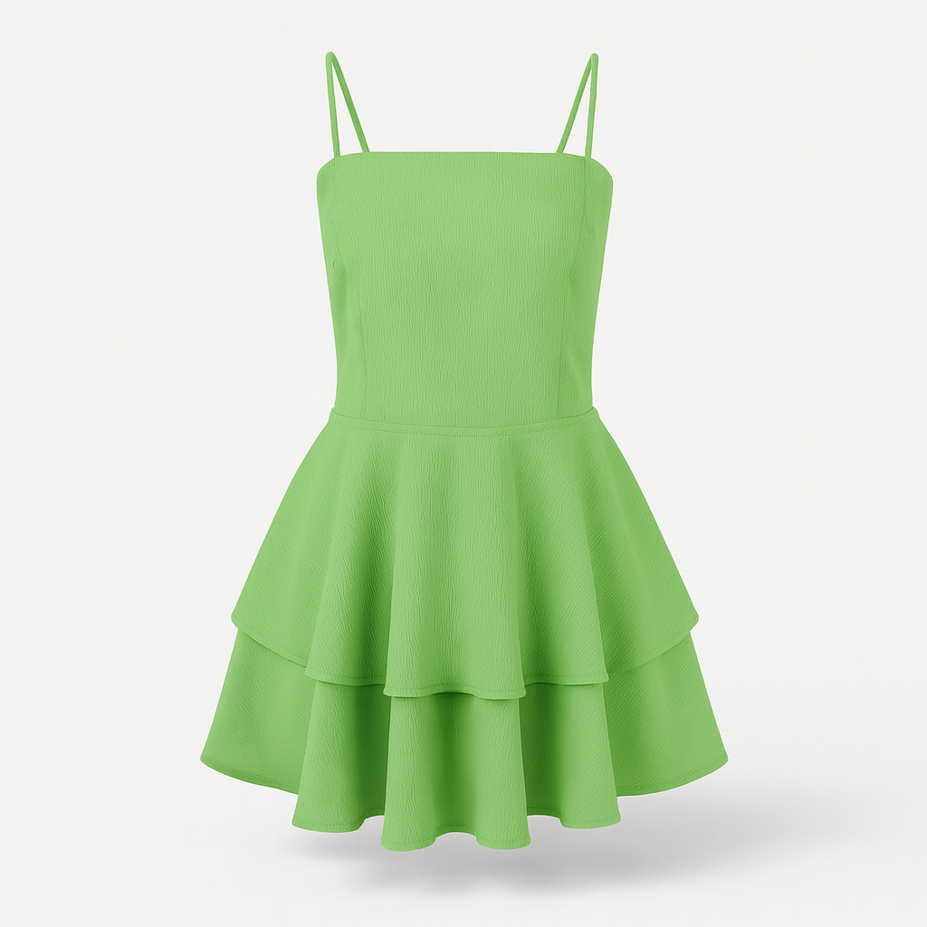 Women's Wedding Guest Mini Dress with Flattering Drape - photo 1