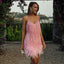 Maeve | Women's Elegant Feather Mini Dress