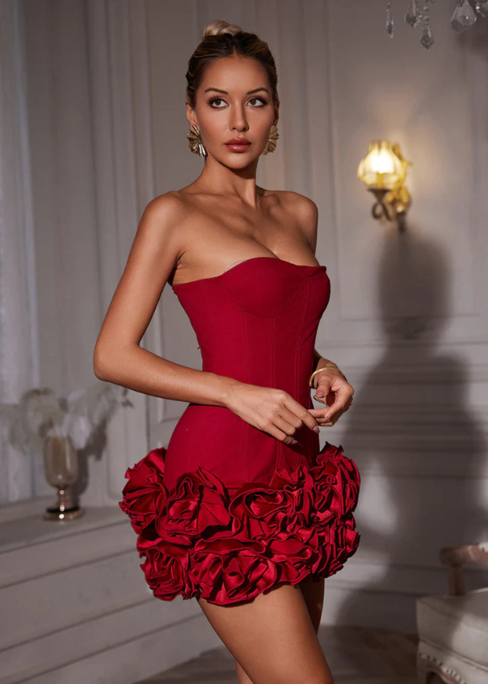Bella - Miniabito a corsetto da donna