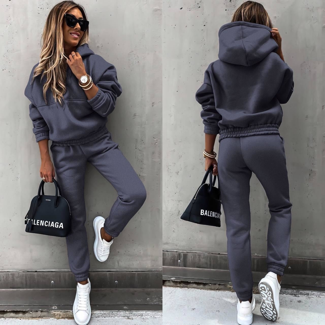 Women's Two-Piece Jogging Set for Everyday Lounging