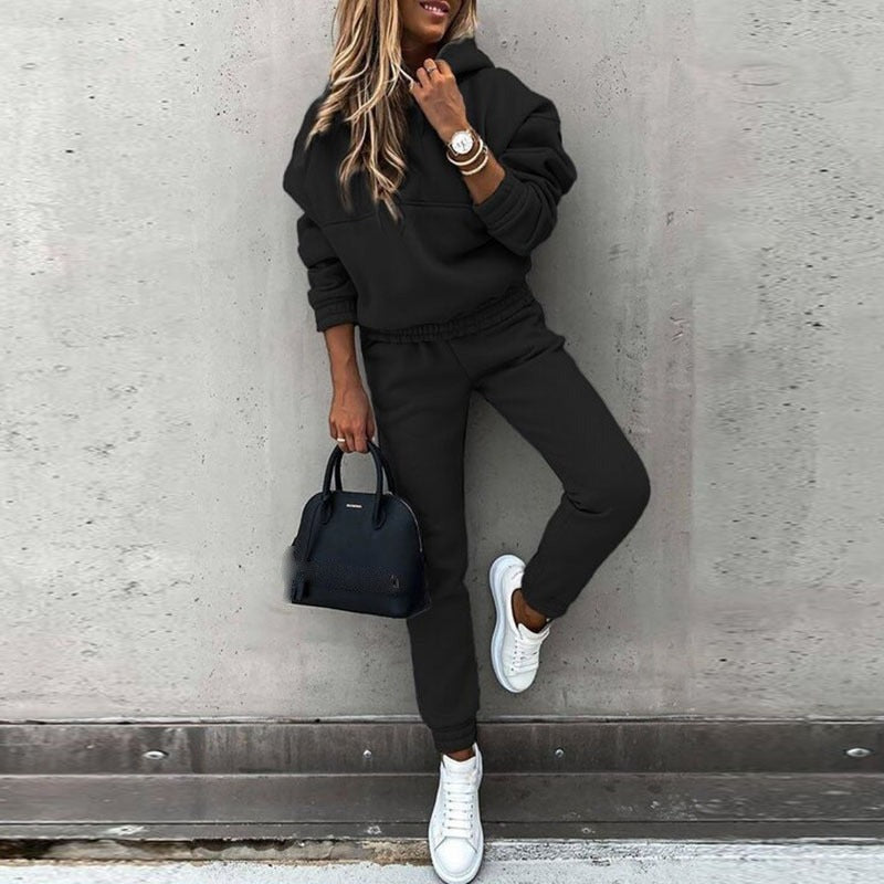Women's Two-Piece Jogging Set for Everyday Lounging