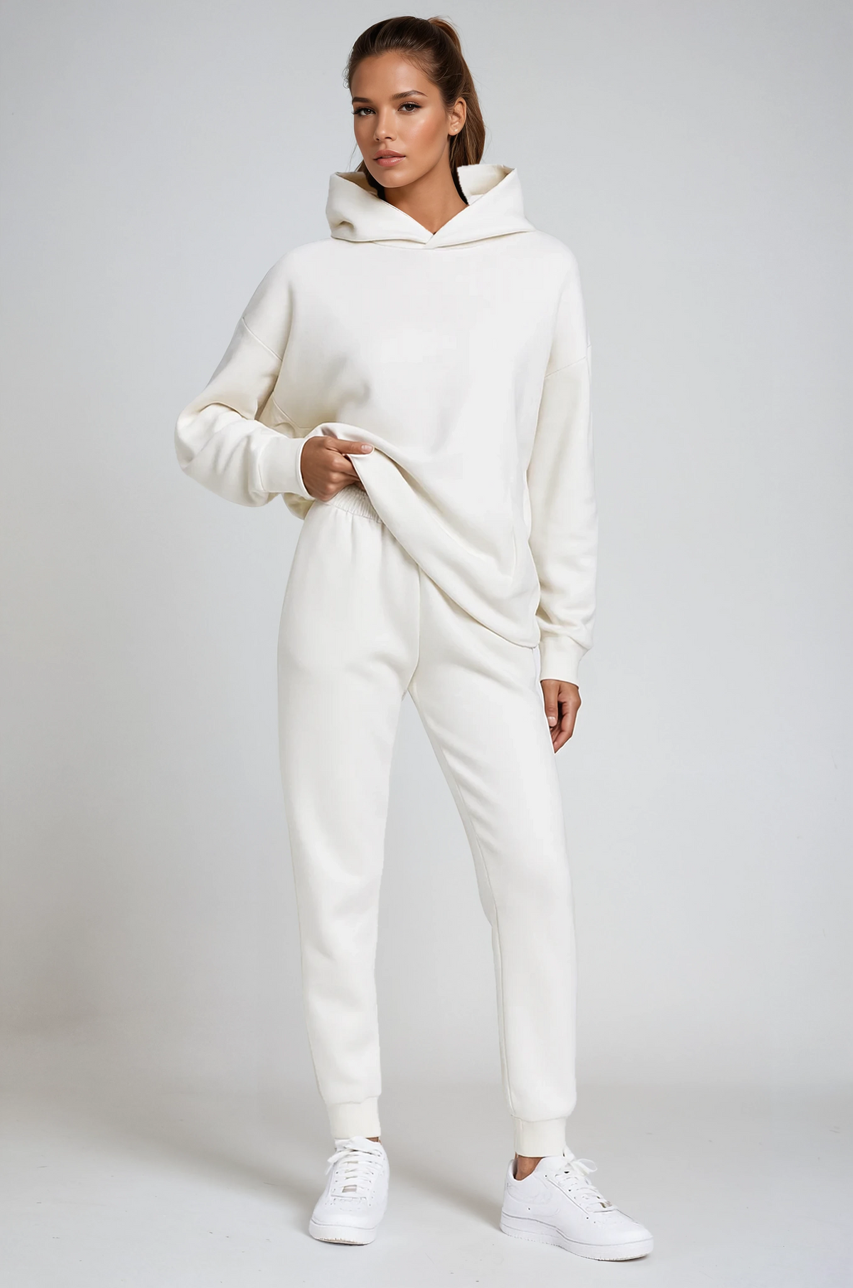 Ciara - Women's Two-Piece Set with Hooded Sweatshirt