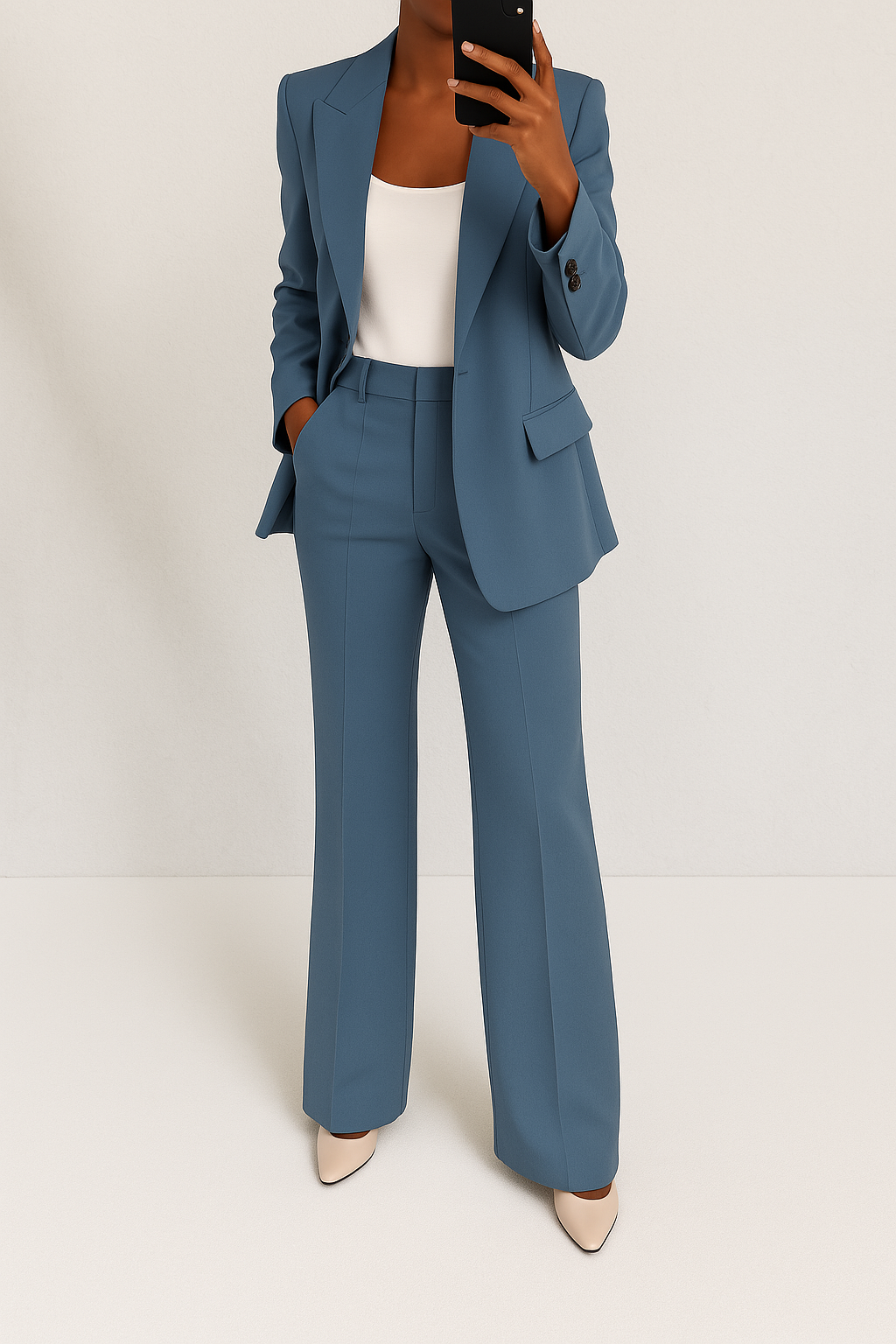 Chloe - Set de blazer și pantaloni croit pentru damă