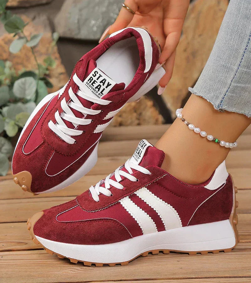 Sneaker con platform da passeggio da donna | Comfort e supporto ortopedico per l'arco plantare