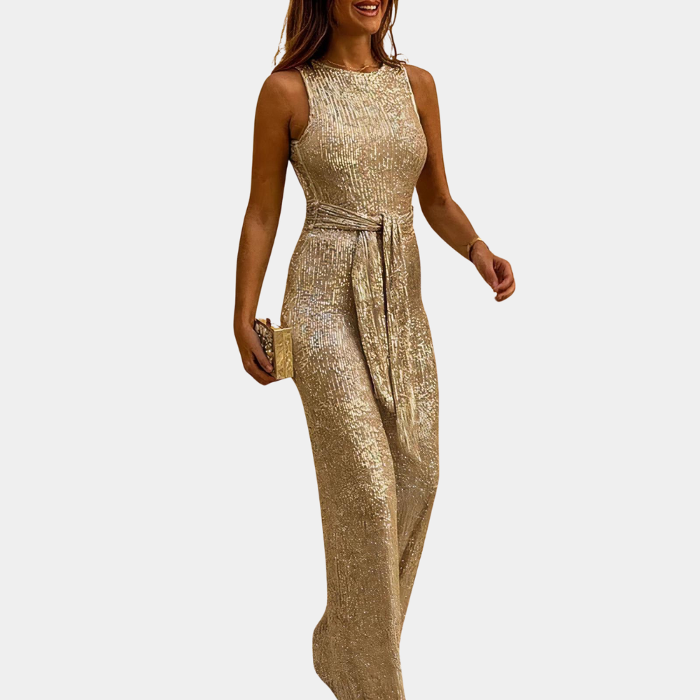 Monica - Women's Glitter Party Jumpsuit