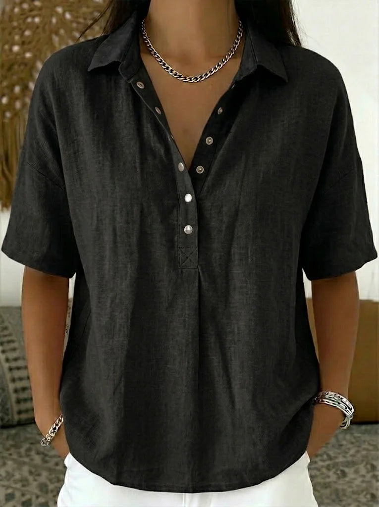 Viorica - Women's Shirt with Classic Collar
