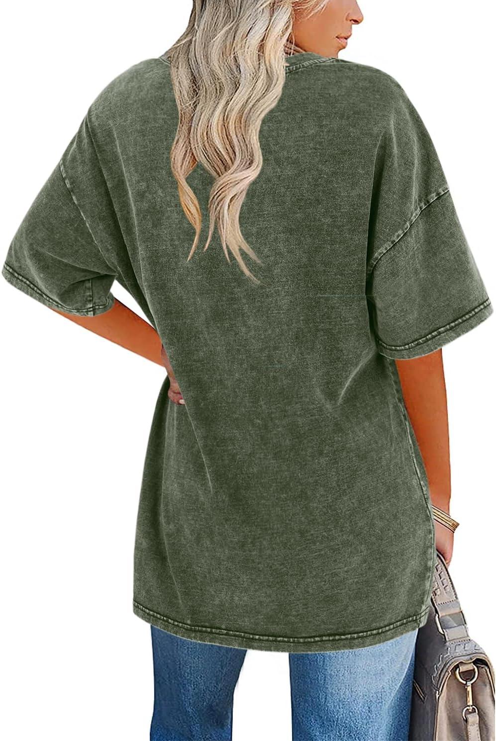 Women's Vintage T Shirt with Oversized Fit and Soft Fabric