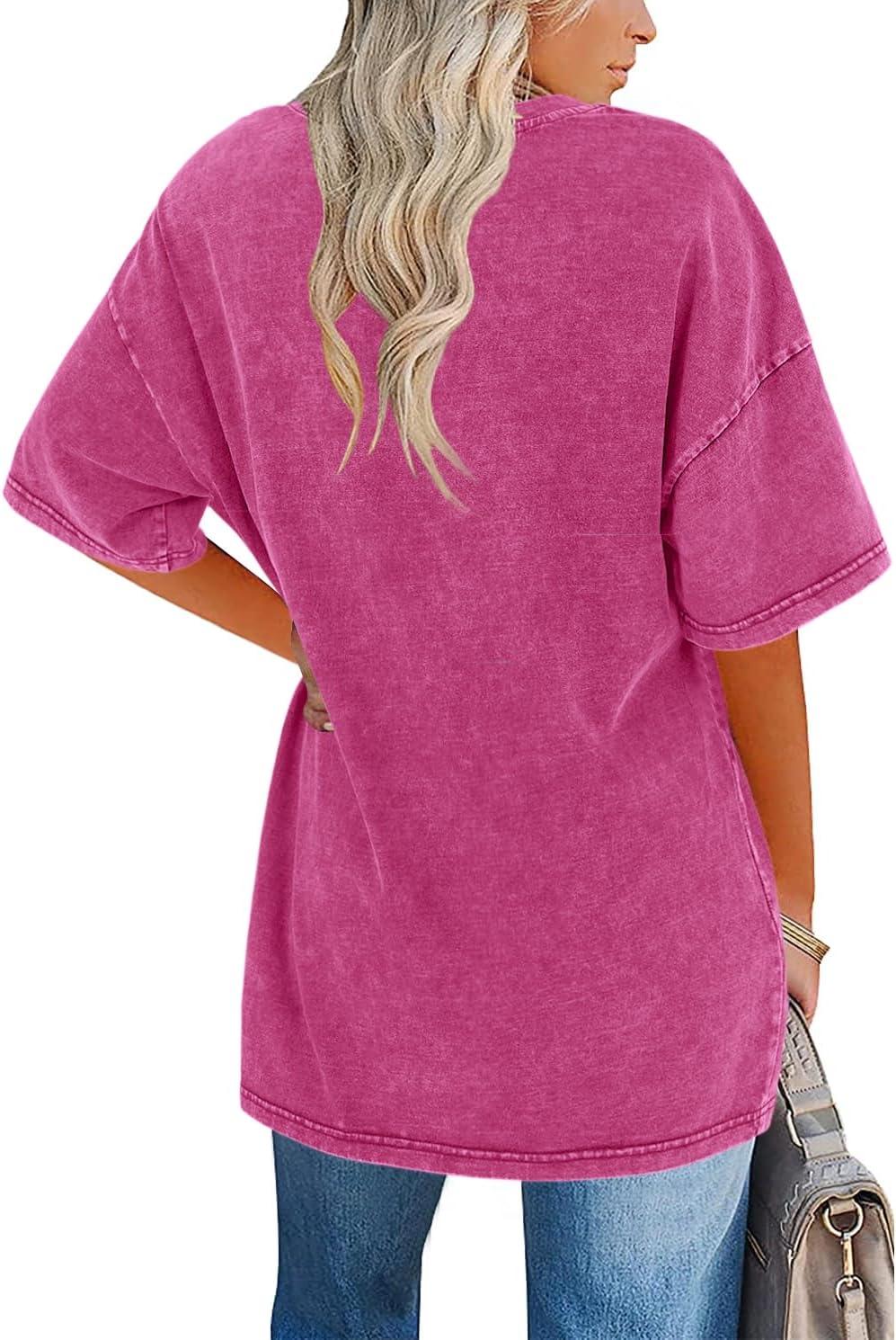 Women's Vintage T Shirt with Oversized Fit and Soft Fabric