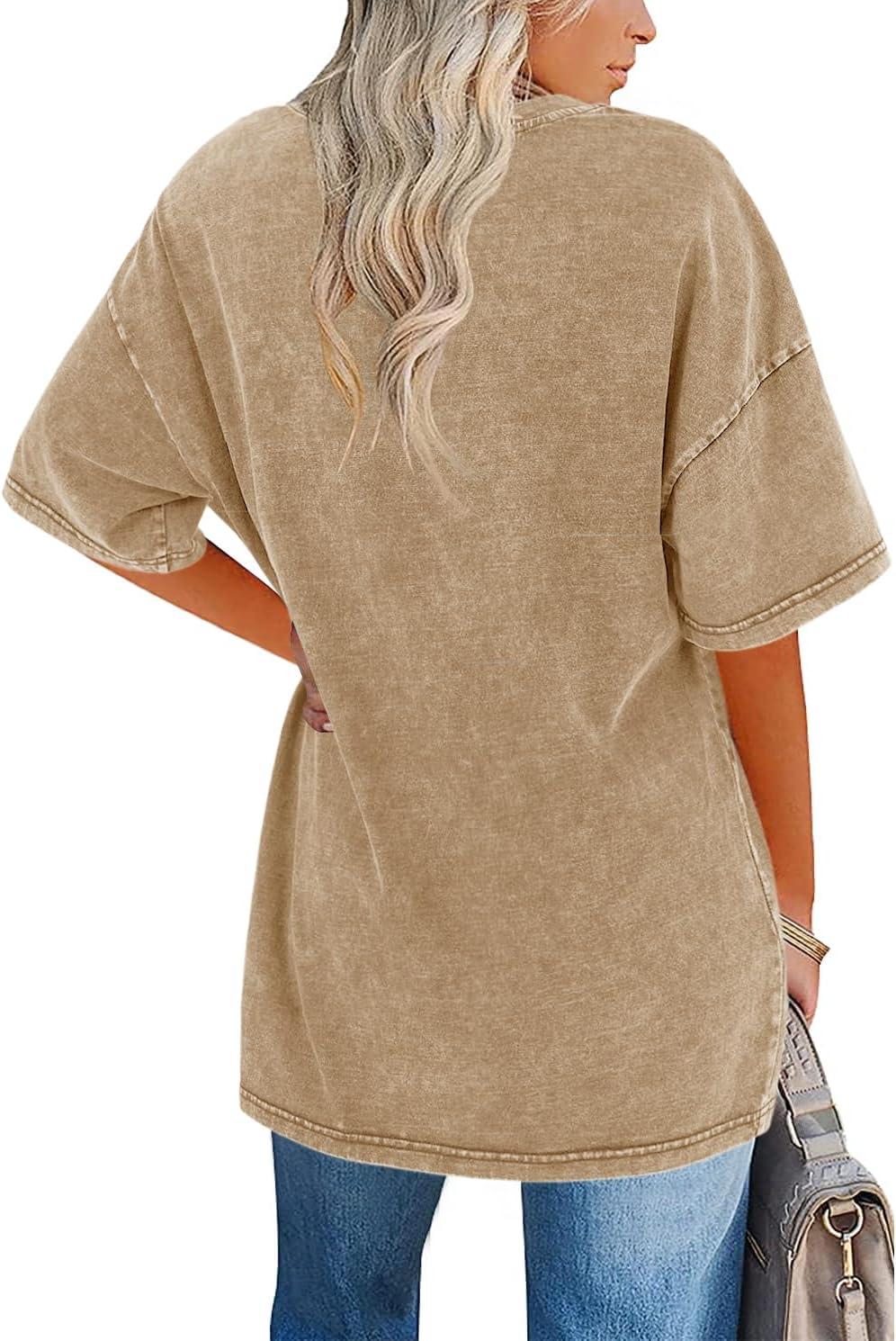Women's Vintage T Shirt with Oversized Fit and Soft Fabric