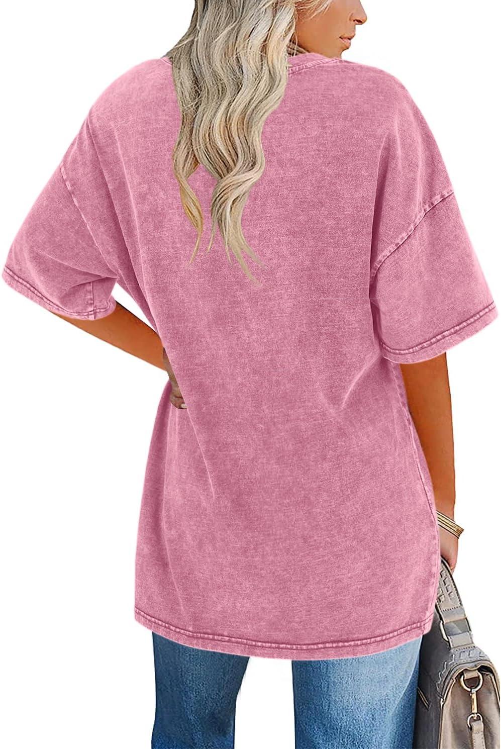 Women's Vintage T Shirt with Oversized Fit and Soft Fabric