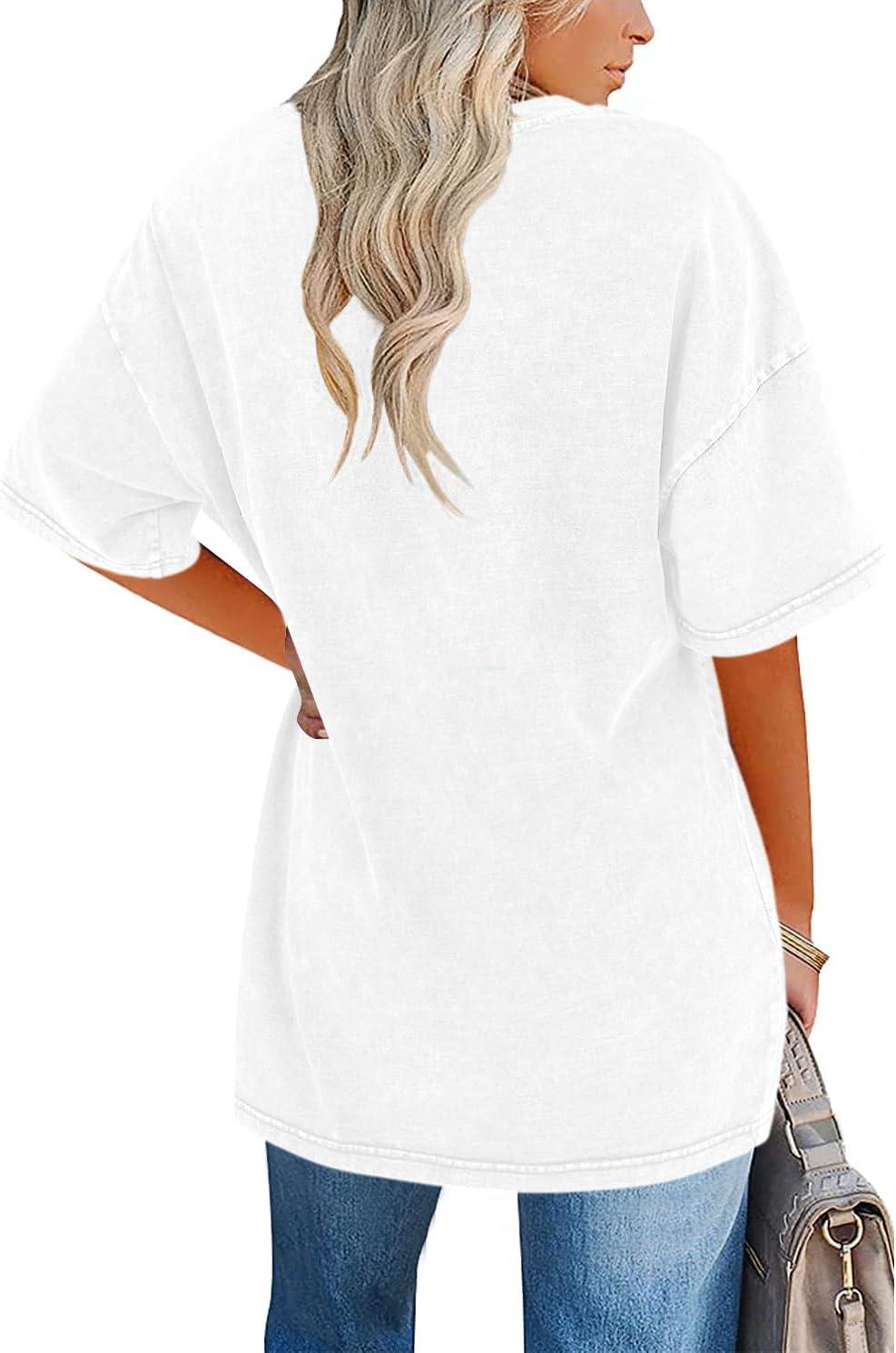 Women's Vintage T Shirt with Oversized Fit and Soft Fabric
