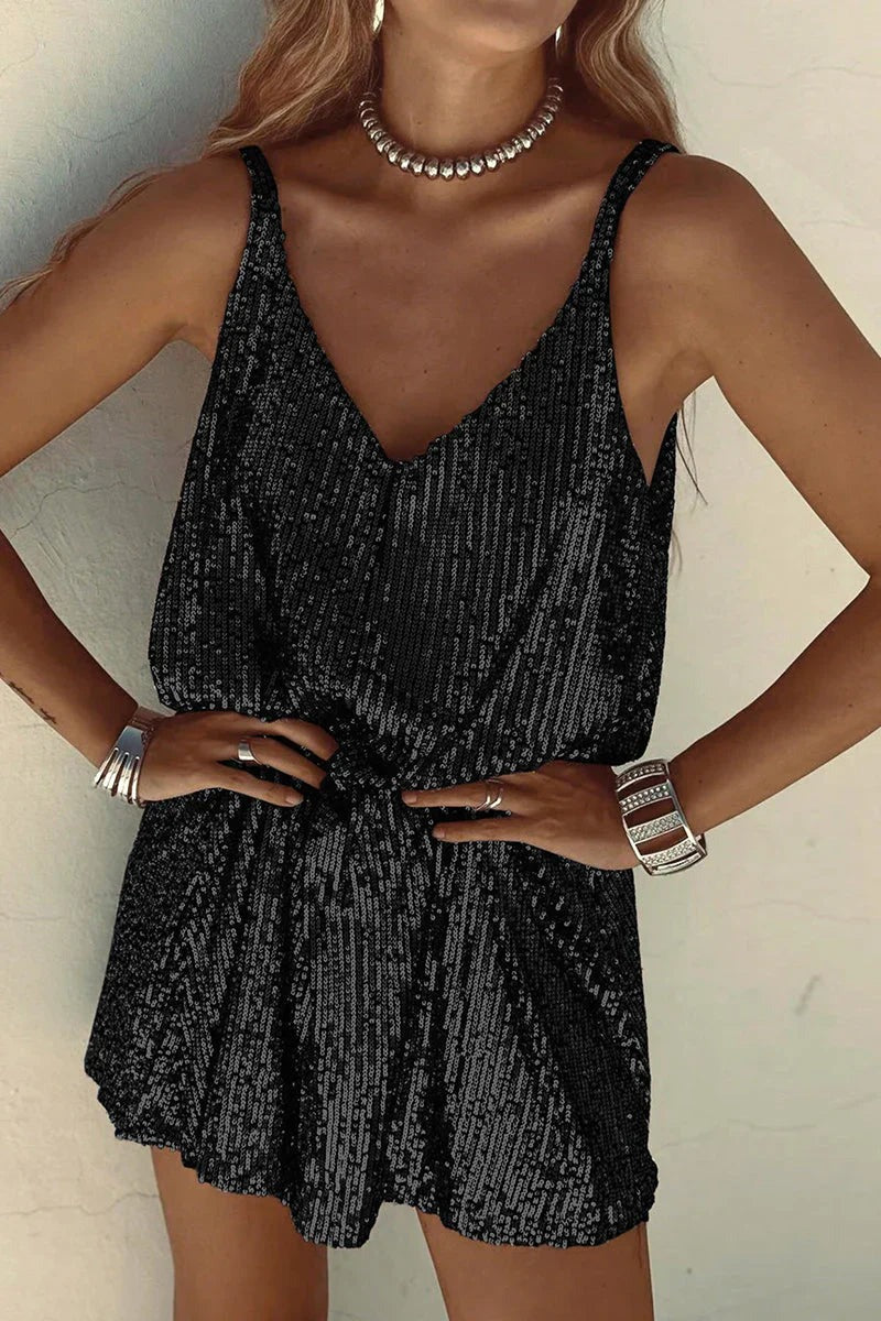 Sparkly Sequin Sleeveless Mini Dress for Women - photo 13