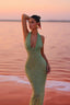 Ruby | Women's Elegant Emerald Maxi Dress