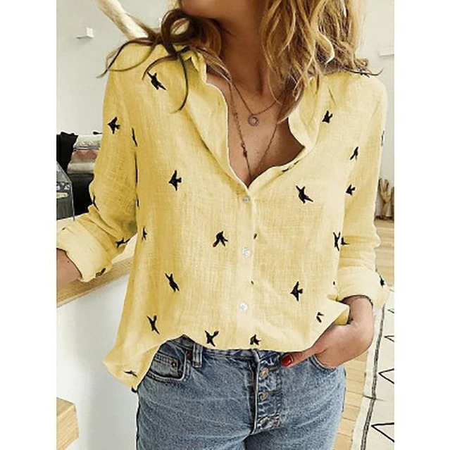 Women's Everyday Blouse with Comfortable Loose Fit - photo 11