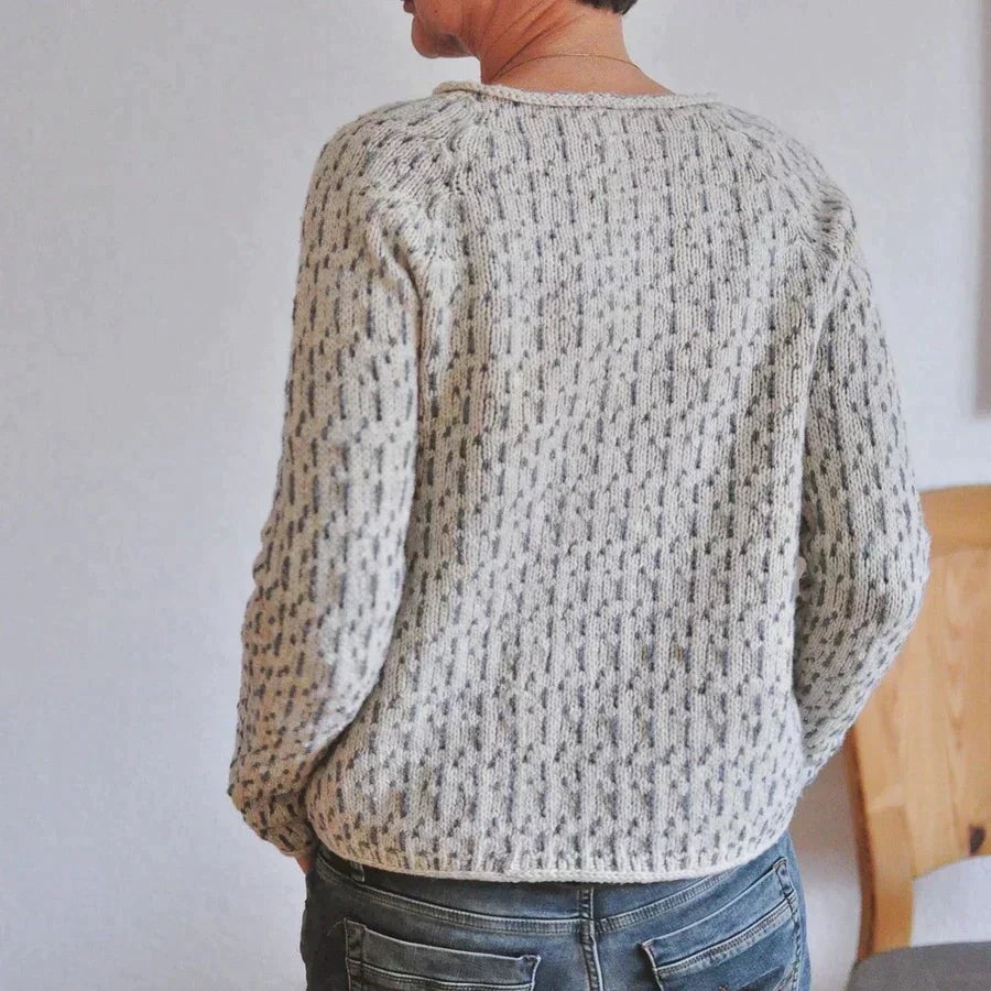 Dana - Women's Casual Knit Sweater with Boat Neck - photo 5