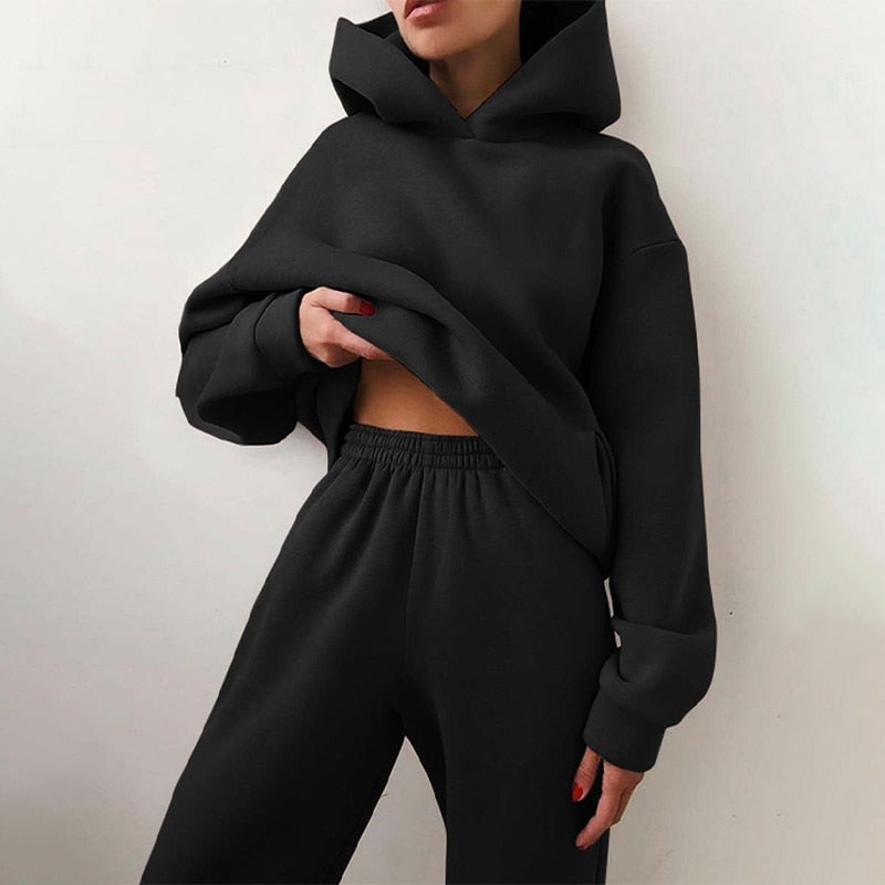 Women's Oversized Hoodie and Jogger Lounge Set