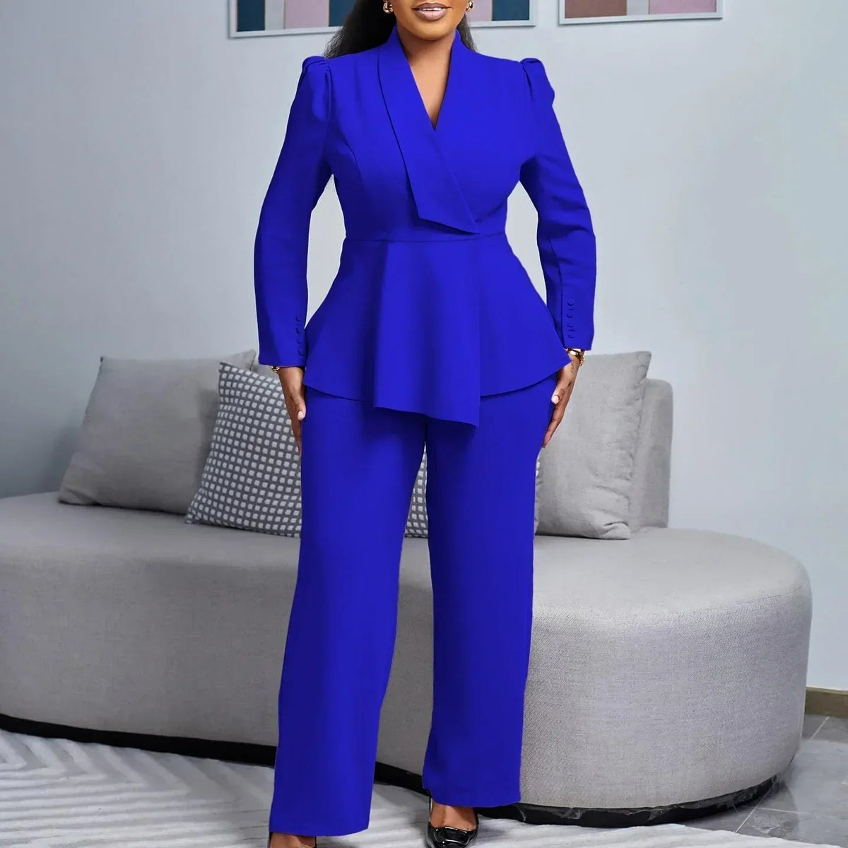 Kylie | Chic Formal Suit Set with Tailored Long Blazer for Women - photo 3