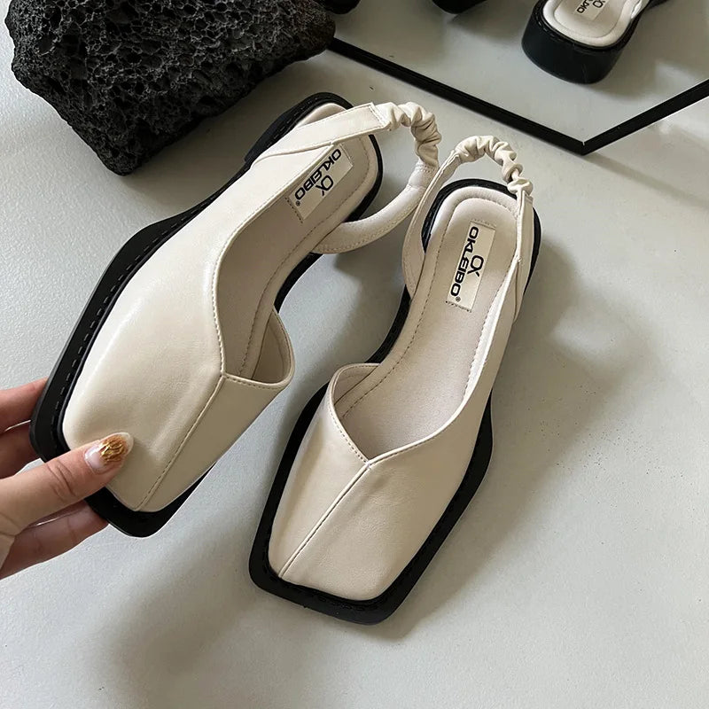 Women's Square Toe Slingback Sandals for Everyday Wear - photo 6