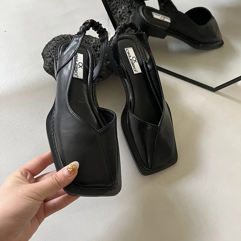 Women's Square Toe Slingback Sandals for Everyday Wear - photo 4