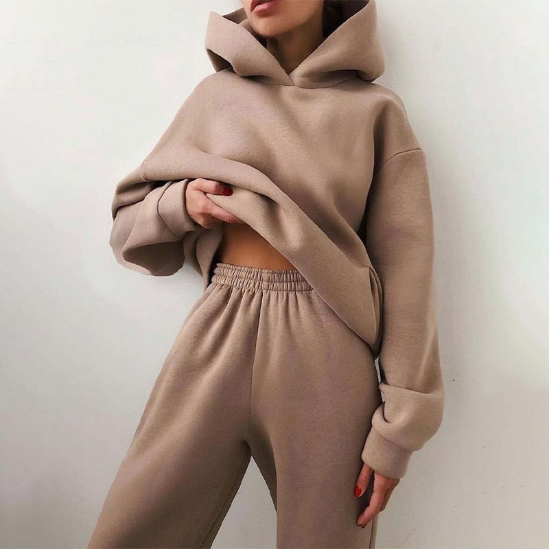 Women's Oversized Hoodie and Jogger Lounge Set