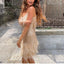 Ava | Women's Glamorous Sequin Feather Mini Dress