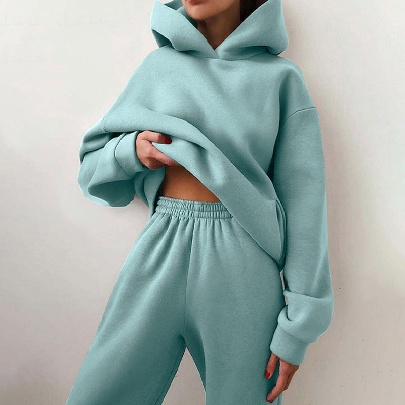 Women's Oversized Hoodie and Jogger Lounge Set