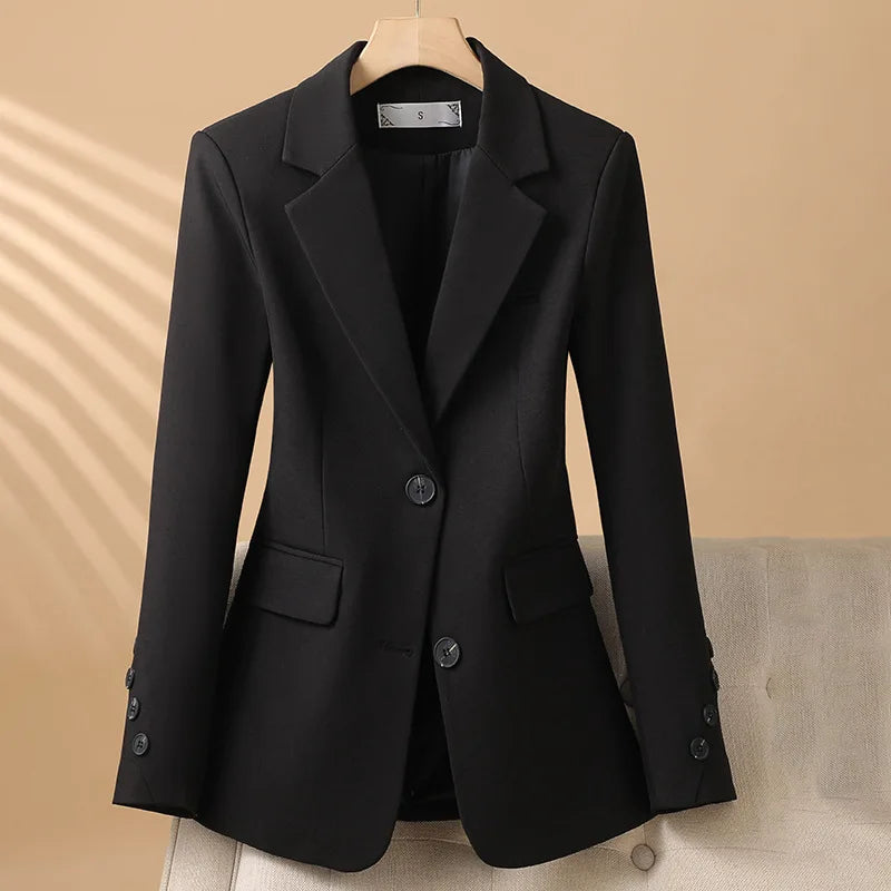 Hana - Women's Tailored Blazer with Single-Breasted Front