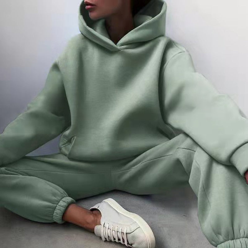 Women's Oversized Hoodie and Jogger Lounge Set