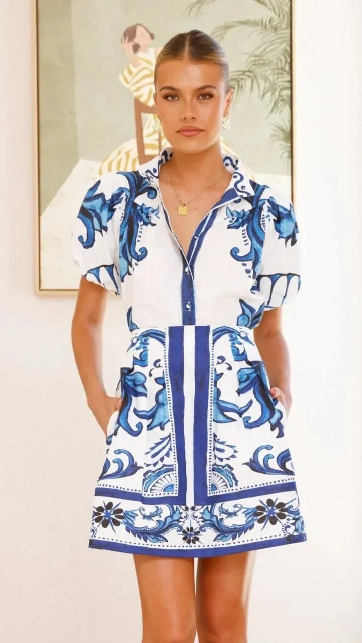 Kelsey Floral Linen Cocktail Dress for Women - photo 19