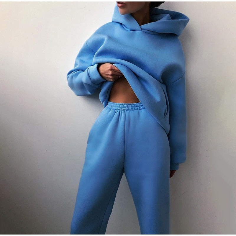 Women's Oversized Hoodie and Jogger Lounge Set
