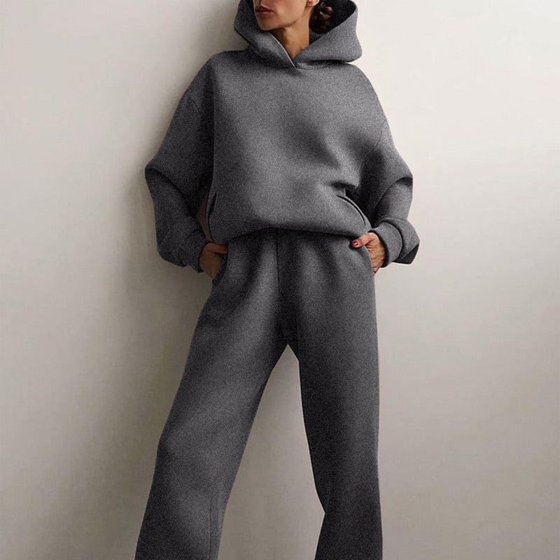 Women's Oversized Hoodie and Jogger Lounge Set