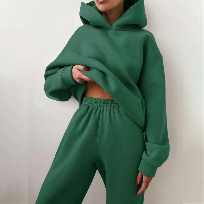 Women's Oversized Hoodie and Jogger Lounge Set