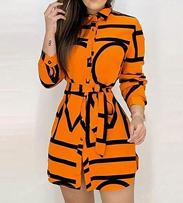 Etheline - Women's Dress with Button Front - photo 5