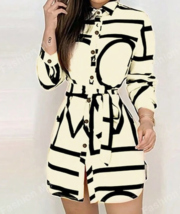 Etheline - Women's Dress with Button Front - photo 7