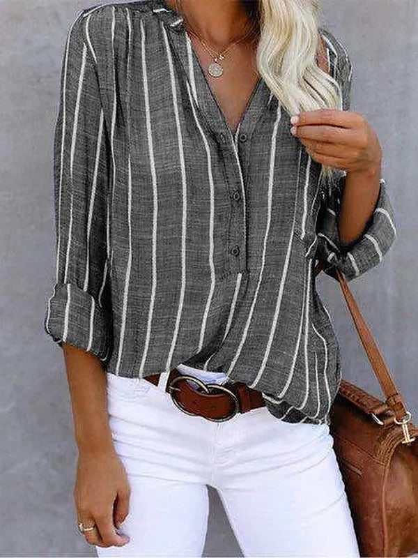 Katarina - Women's Blouse with Stripe - photo 3