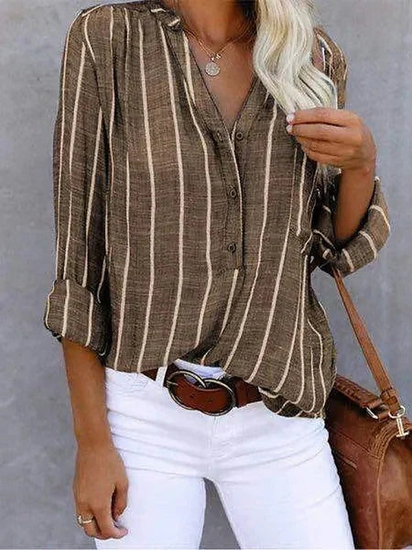 Katarina - Women's Blouse with Stripe - photo 4
