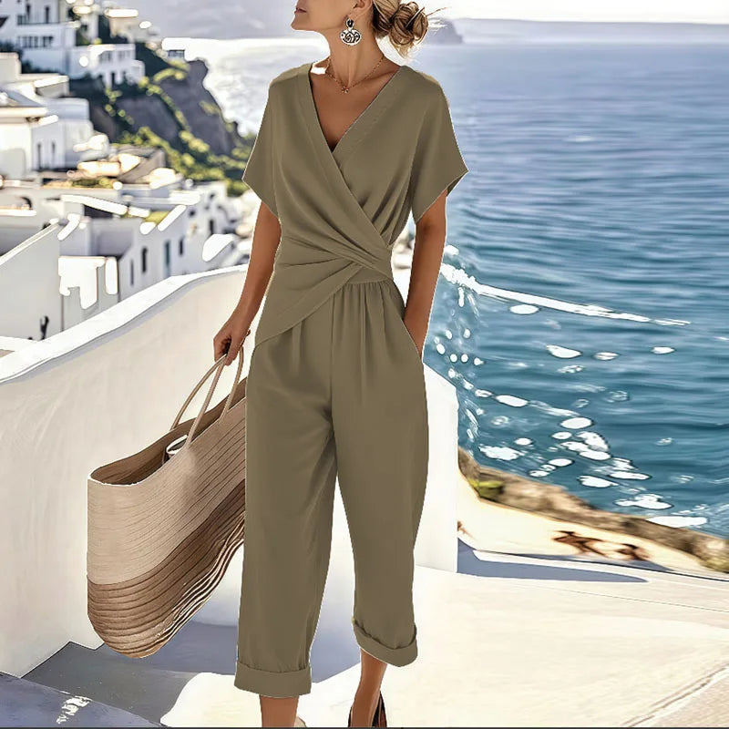 Women's Apricot Two Piece Trouser Suit for Weddings and Work - photo 3