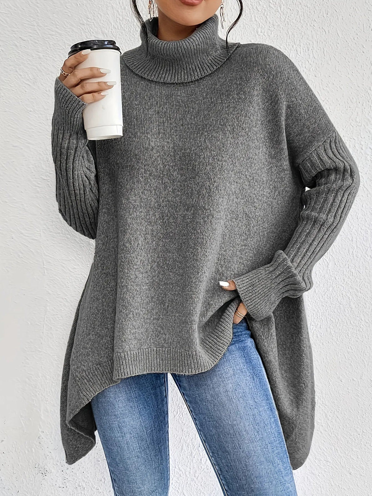 Ella - Women's Winter Cashmere Turtleneck - photo 3