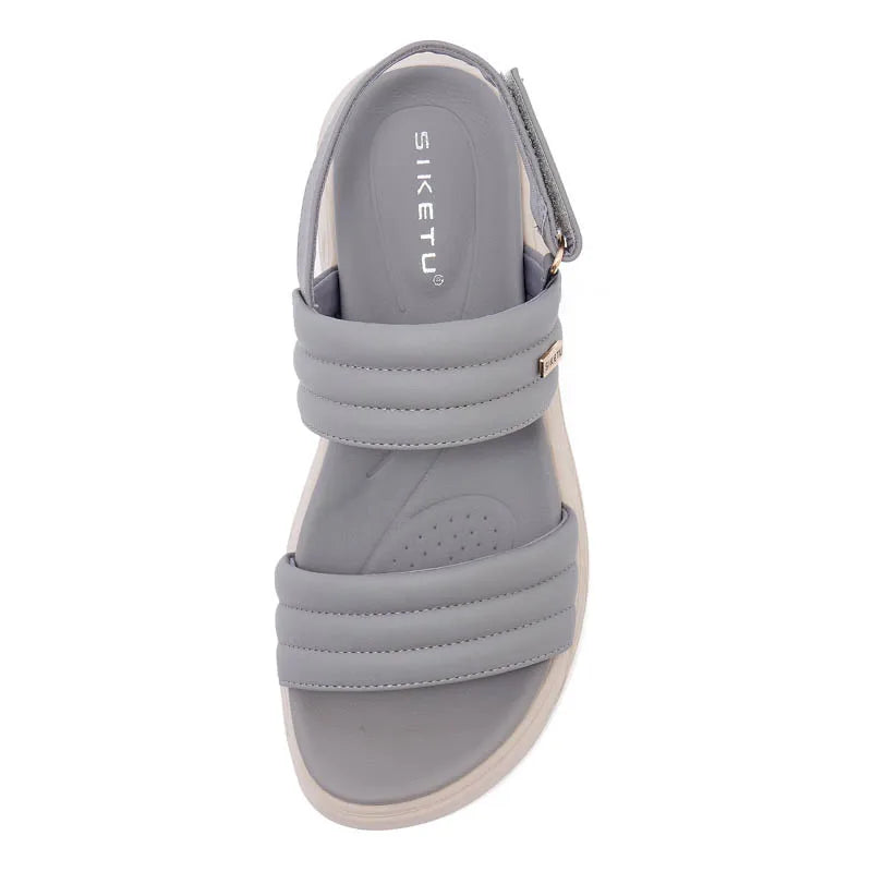 Women's Orthopedic Platform Sandals — Cushioned Arch Support, Wide Fit & Confident All-Day Height