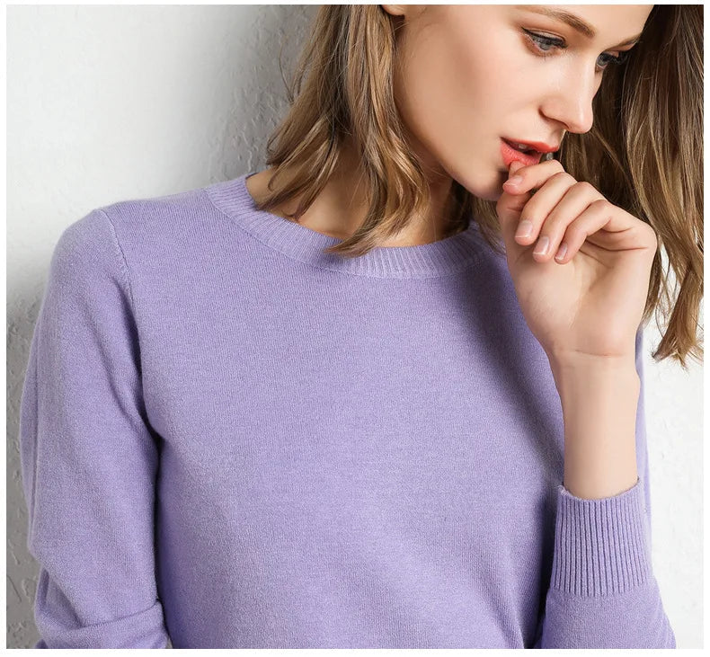 Women's Crew Neck Classic Jumper