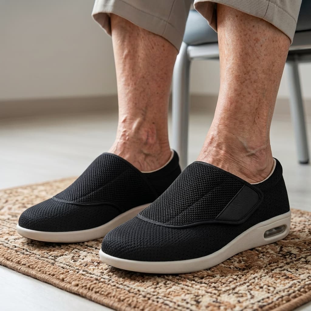 Scarpe da passeggio ortopediche da donna a larghezza extra