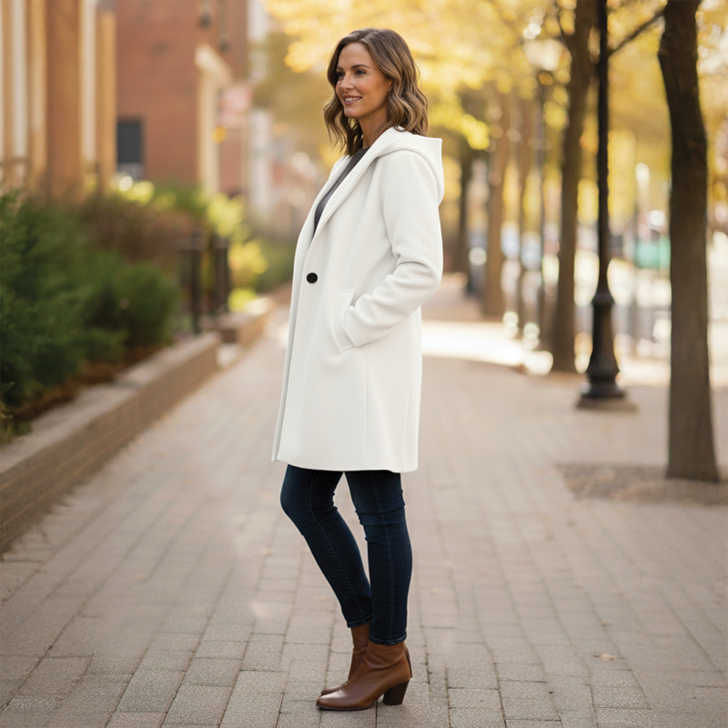 Women's Hooded Oversized Coat for Cold Days