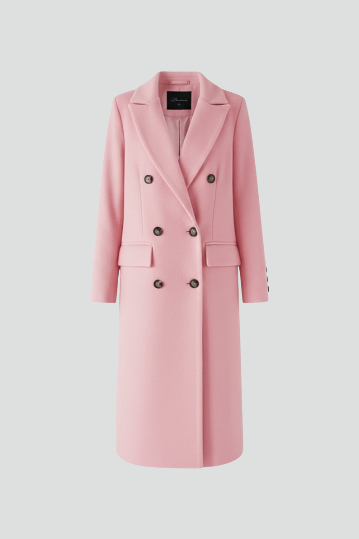 Cappotto da donna con revers e chiusura a bottoni