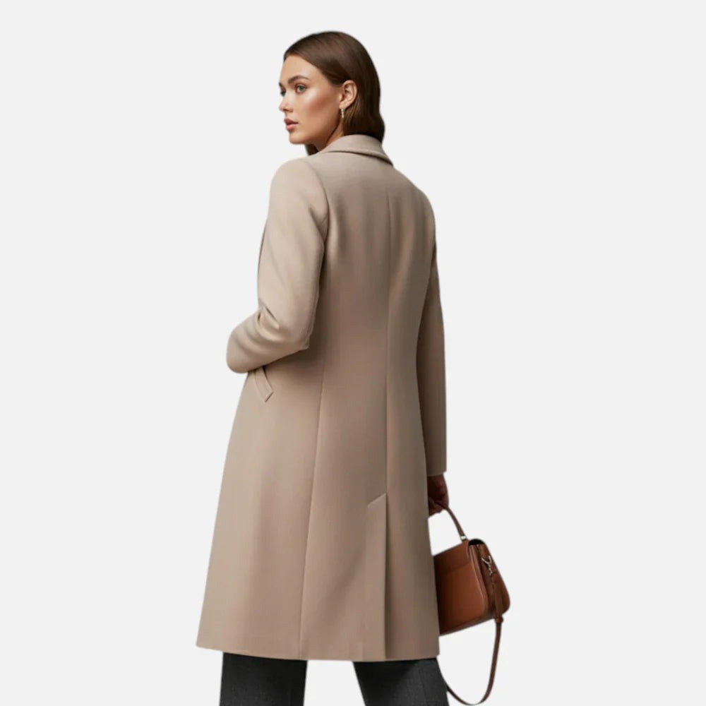 Women’s Winter Overcoat – Lapel Collar Elegance - photo 5