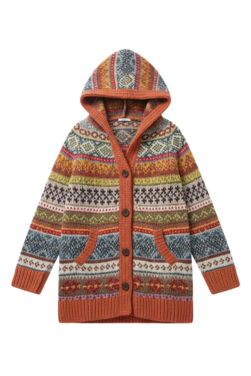 Cardigan invernale da donna in morbida maglia per un calore avvolgente